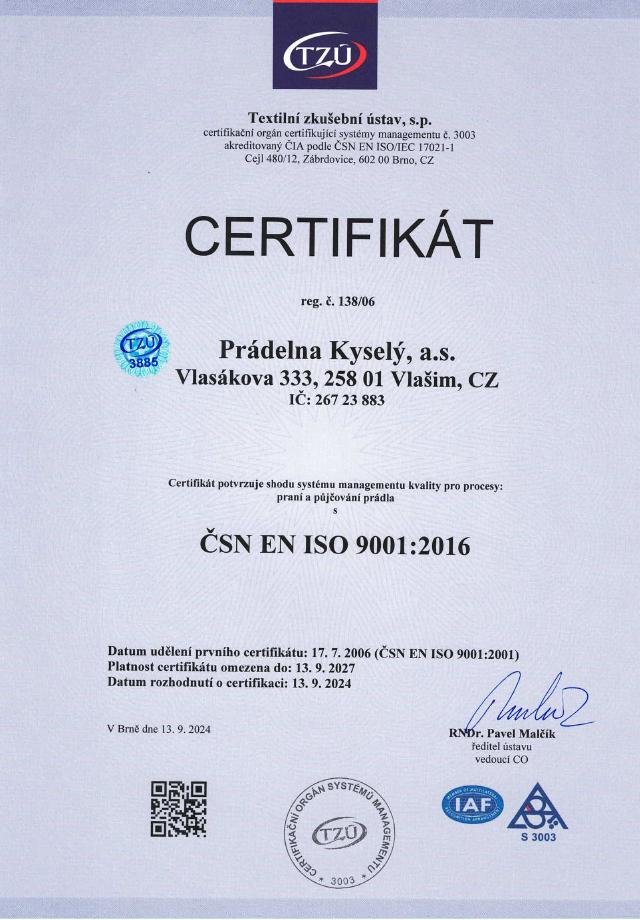 ČSN EN ISO 9001 — řízení kvality